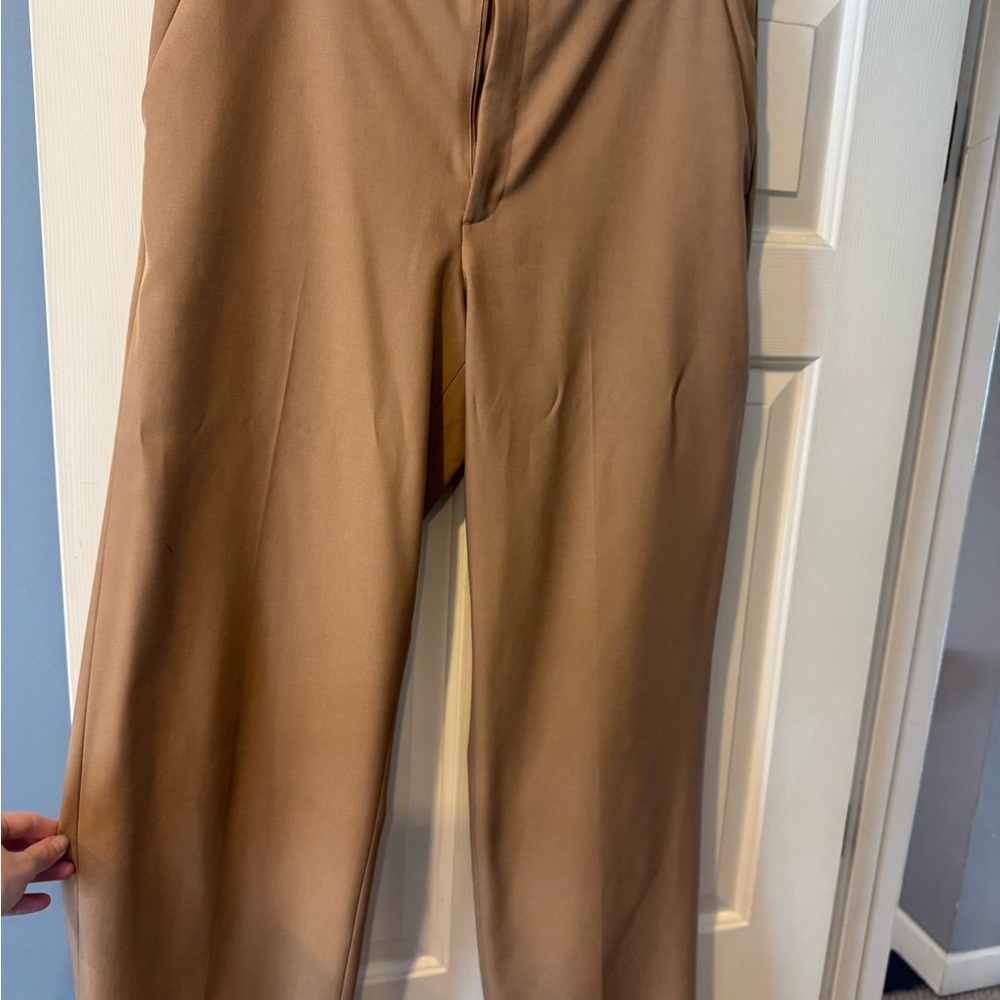 Women’s Classic Straight-Leg Pants — Brown
